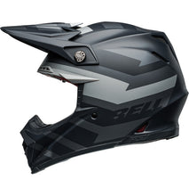 Load image into Gallery viewer, Bell MOTO-9S FLEX Banshee Satin Black/Silver Helmet