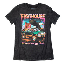 Load image into Gallery viewer, Freedom Women's Tee - Black Mineral Wash