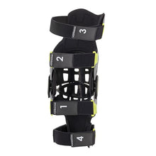 Load image into Gallery viewer, Alpinestars Bionic-7 Knee Brace Set Silver/Yellow Fluoro - Whyteline Collective