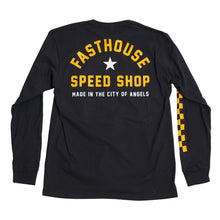 Load image into Gallery viewer, Fasthouse Star Long Sleeve Tee Black
