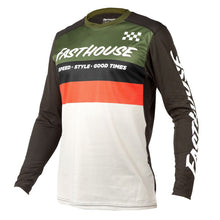 Load image into Gallery viewer, Fasthouse Alloy Kilo Long Sleeve Jersey Olive/White