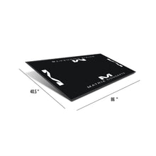 Load image into Gallery viewer, M40 Carpeted Mat Black/White