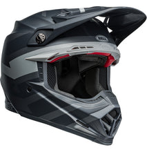 Load image into Gallery viewer, Bell MOTO-9S FLEX Banshee Satin Black/Silver Helmet
