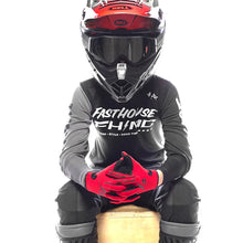 Load image into Gallery viewer, Youth Carbon Method LS Jersey - Black/Grey
