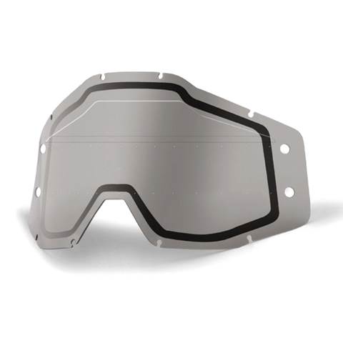 100% Accuri Forecast Dual Lens Sonic Bumps With Mud Visor Smoke - Whyteline Collective
