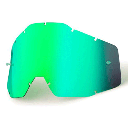 100% Accuri Youth Replacement Lens Green Mirror - Whyteline Collective