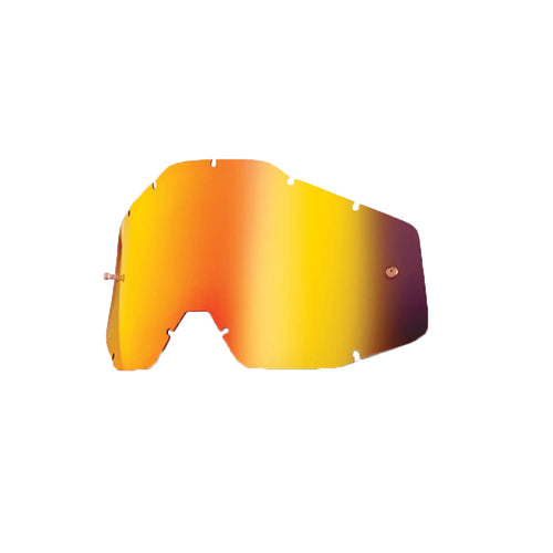 100% Racecraft/Accuri/Starda Replacement Lens Red Mirror/Smoke - Whyteline Collective