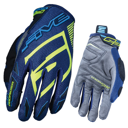 Five MXF Pro Rider Gloves Green/Yellow - Whyteline Collective